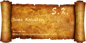 Somi Katalin névjegykártya